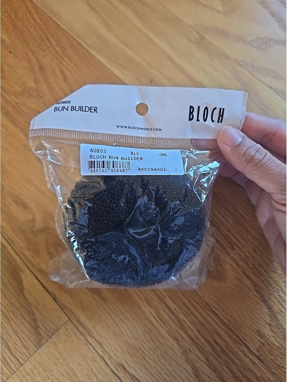 New Bloch Bun Builder Black Set Of One A0803